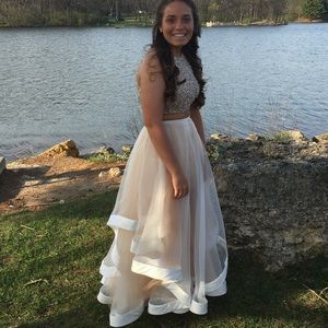 Princess two piece prom dress